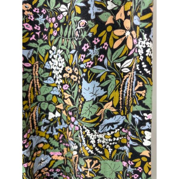 By Anthropologie Printed Pants Flare Leg Lounge Stretch Pull On Women's Medium - Picture 4 of 15